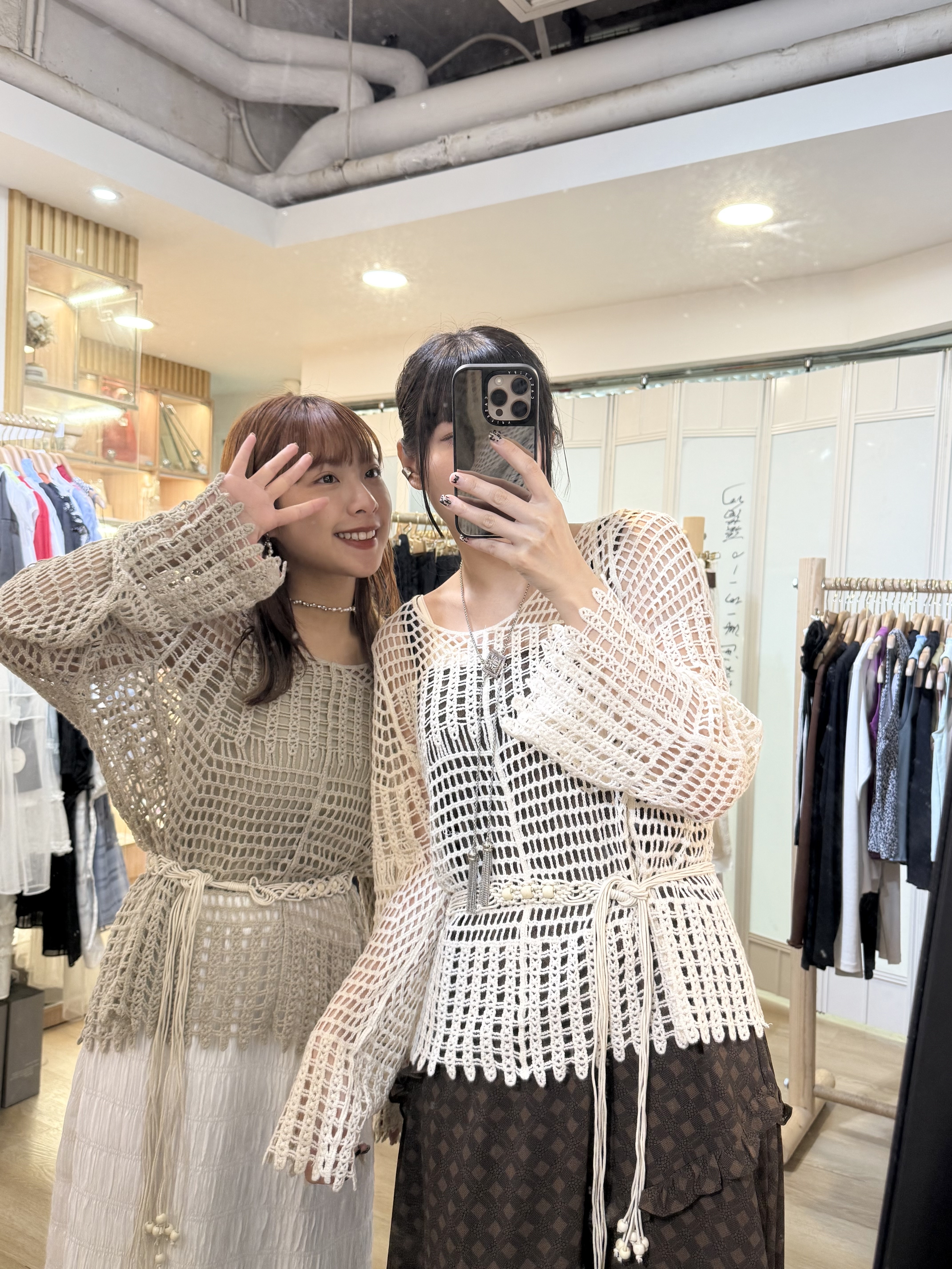 小民族風網網冷衫