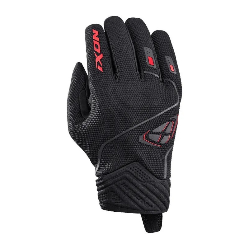 IXON HURRICANE 2 黑紅 夏季透氣防摔短手套