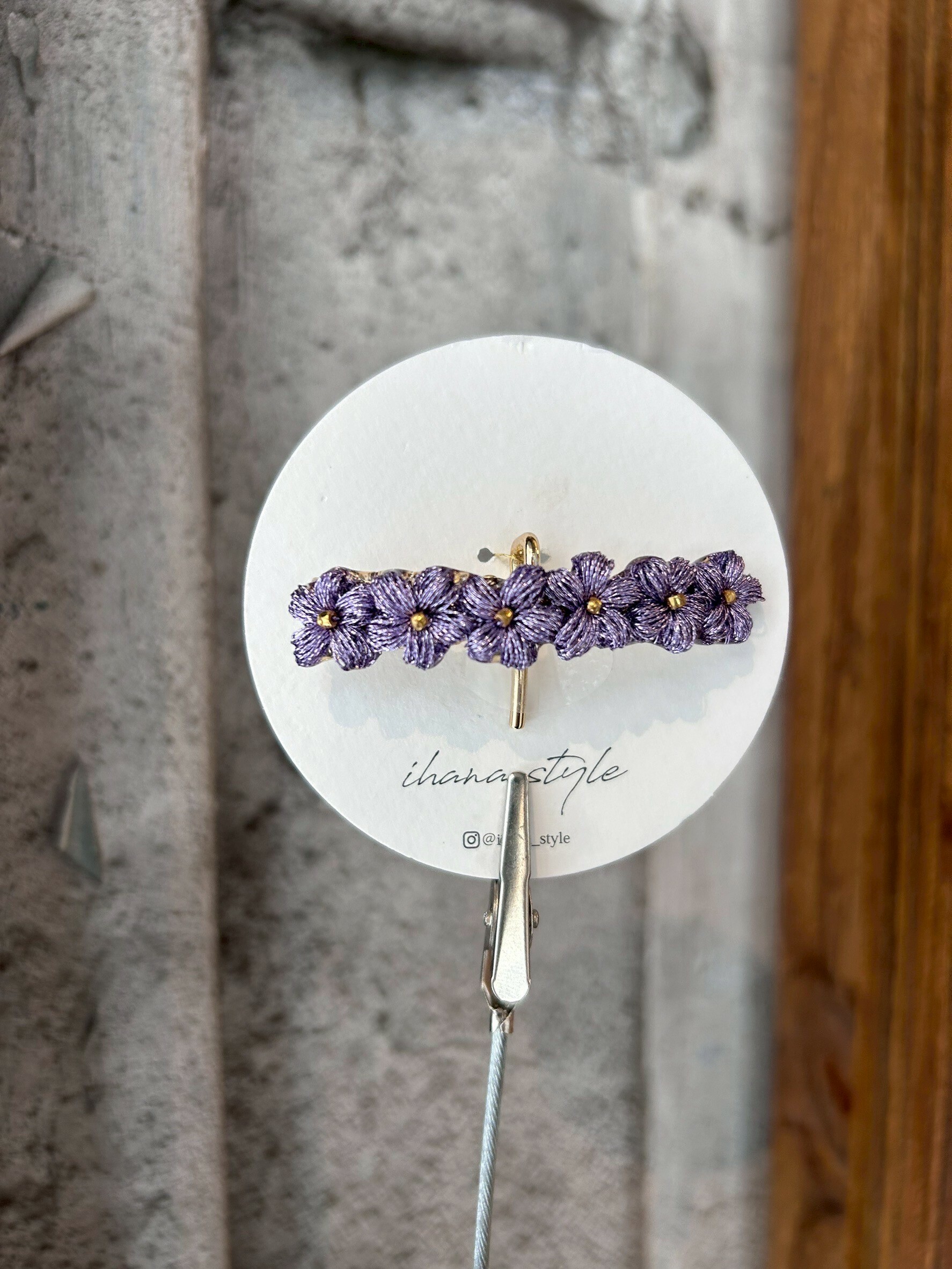 [ihana style] 小花馬尾鉤 | NO.18