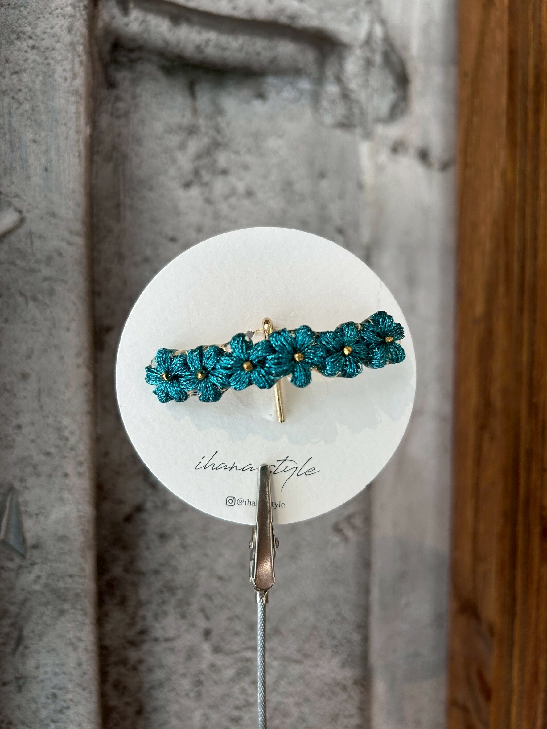 [ihana style] 小花馬尾鉤 | NO.19