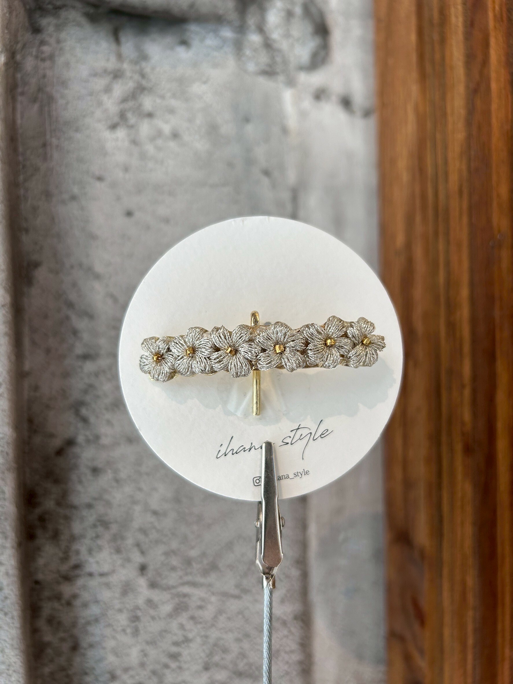 [ihana style] 小花馬尾鉤 | NO.20
