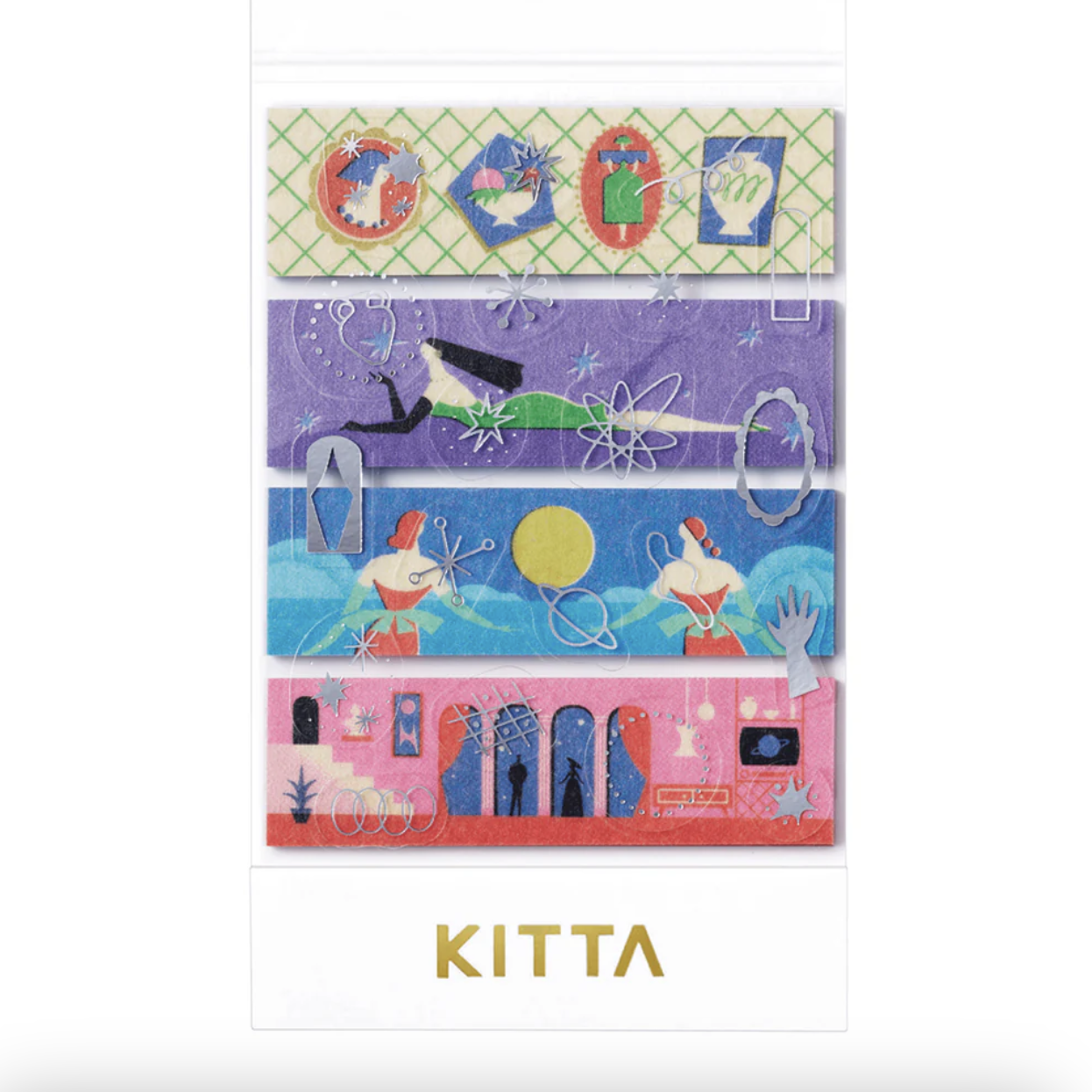KITTA｜行星（C002）卡片式和紙膠帶