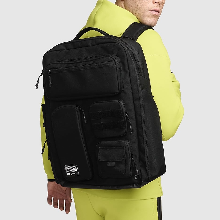 NIKE UTILITY ELITE BACKPACK 37L 全黑 多功能後背包 收納 FN4173-010