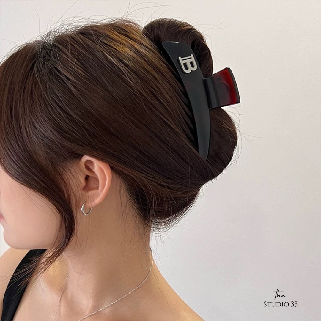 磨砂感氣質鯊魚夾(特價)