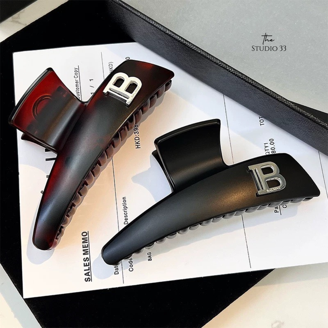 磨砂感氣質鯊魚夾(特價)