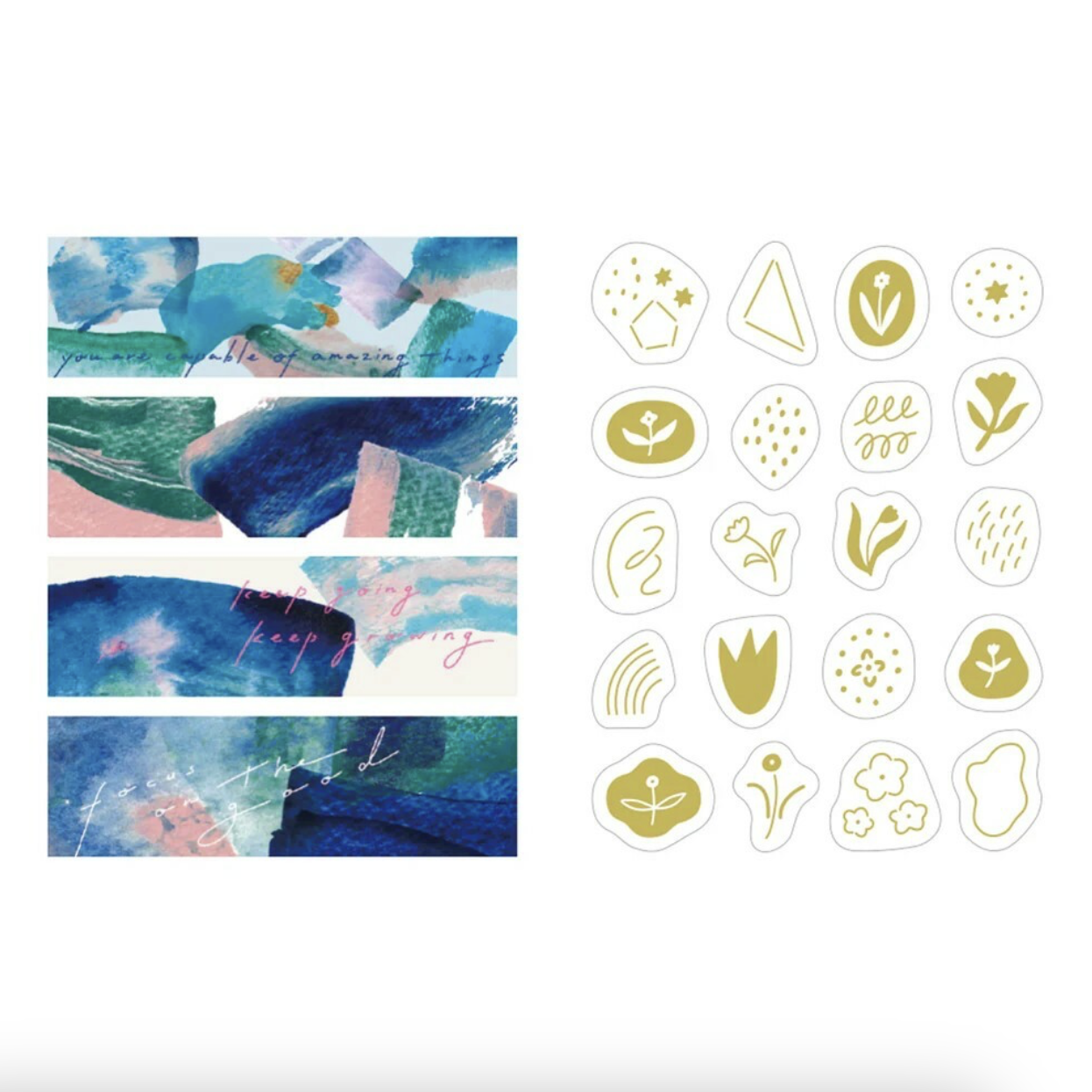 KITTA｜訊息（C003）卡片式和紙膠帶