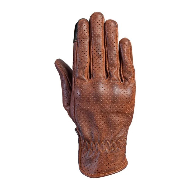 IXON RS NIZO AIR LADY 咖啡 復古風皮革防摔短手套 女版