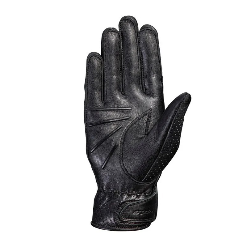 IXON RS NIZO AIR LADY 黑 復古風皮革防摔短手套  女版