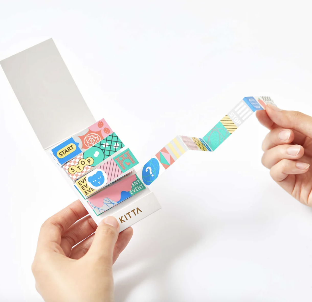 KITTA｜桌遊（Z002）卡片式和紙膠帶
