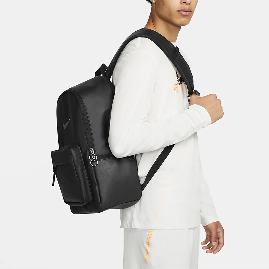 NIKE HERITAGE 23L 全黑 灰勾 日常後背包 抗寒 加大拉鍊頭 DN3582-010