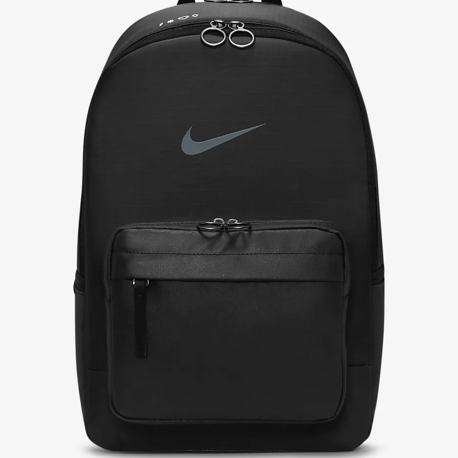 NIKE HERITAGE 23L 全黑 灰勾 日常後背包 抗寒 加大拉鍊頭 DN3582-010