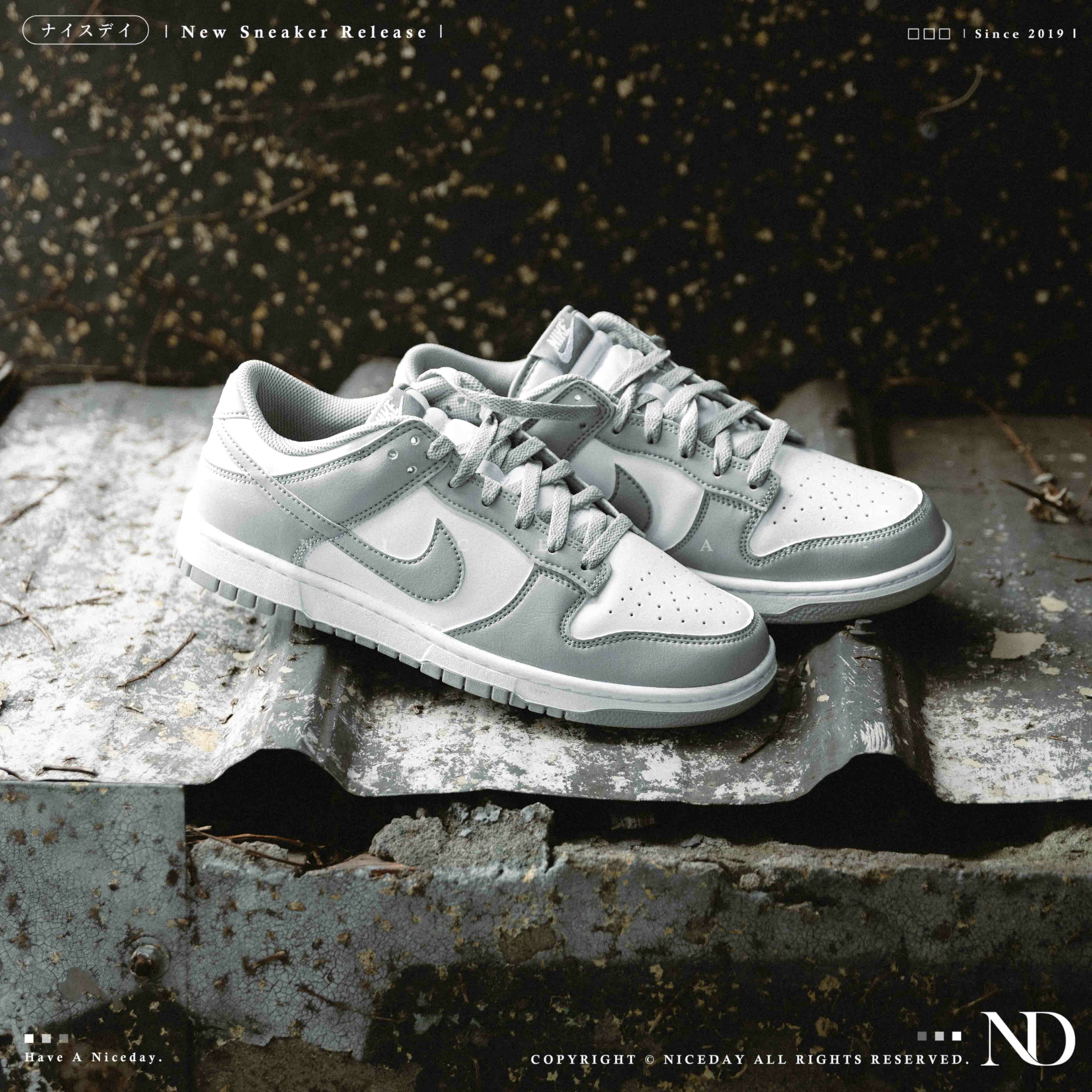 NICEDAY 現貨 Nike Dunk Low 灰白 新款 中性灰 灰 石灰 菸灰 HF5441-105