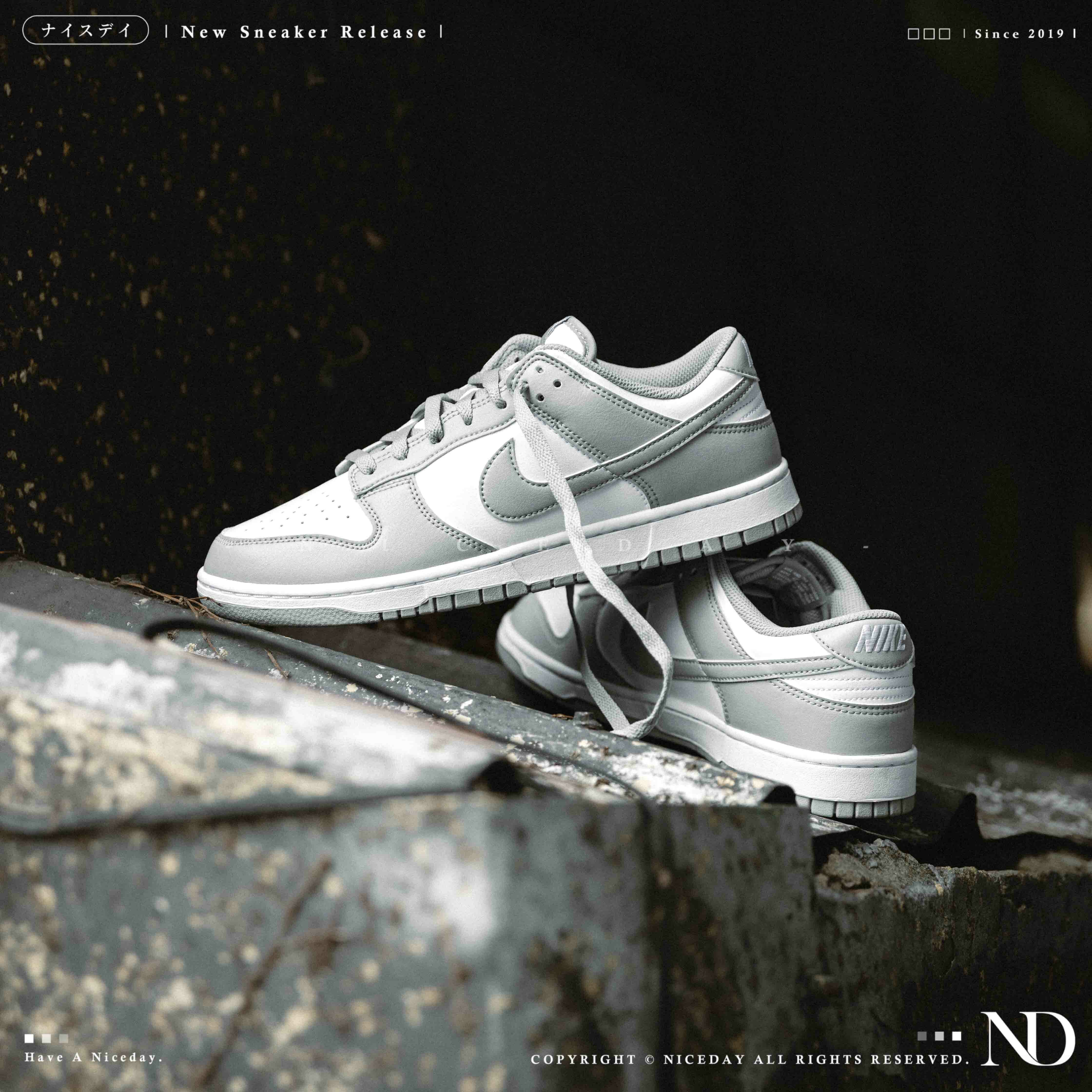 NICEDAY 現貨 Nike Dunk Low 灰白 新款 中性灰 灰 石灰 菸灰 HF5441-105