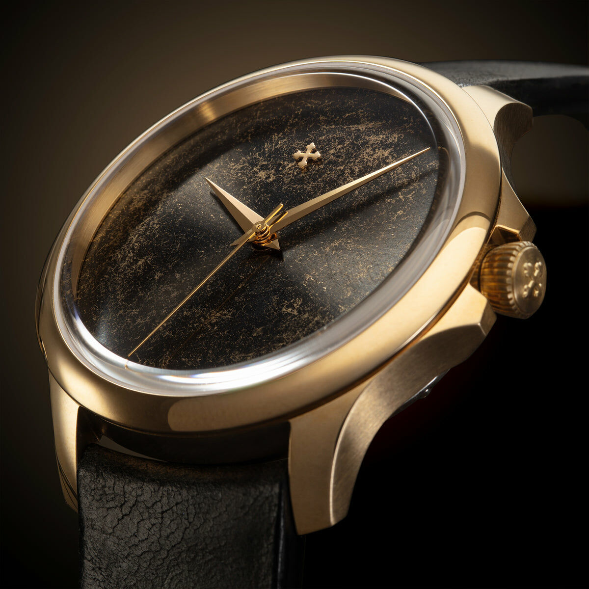 Venezianico Redentore Bronzo 40mm 青銅 皮帶機械錶 1221555