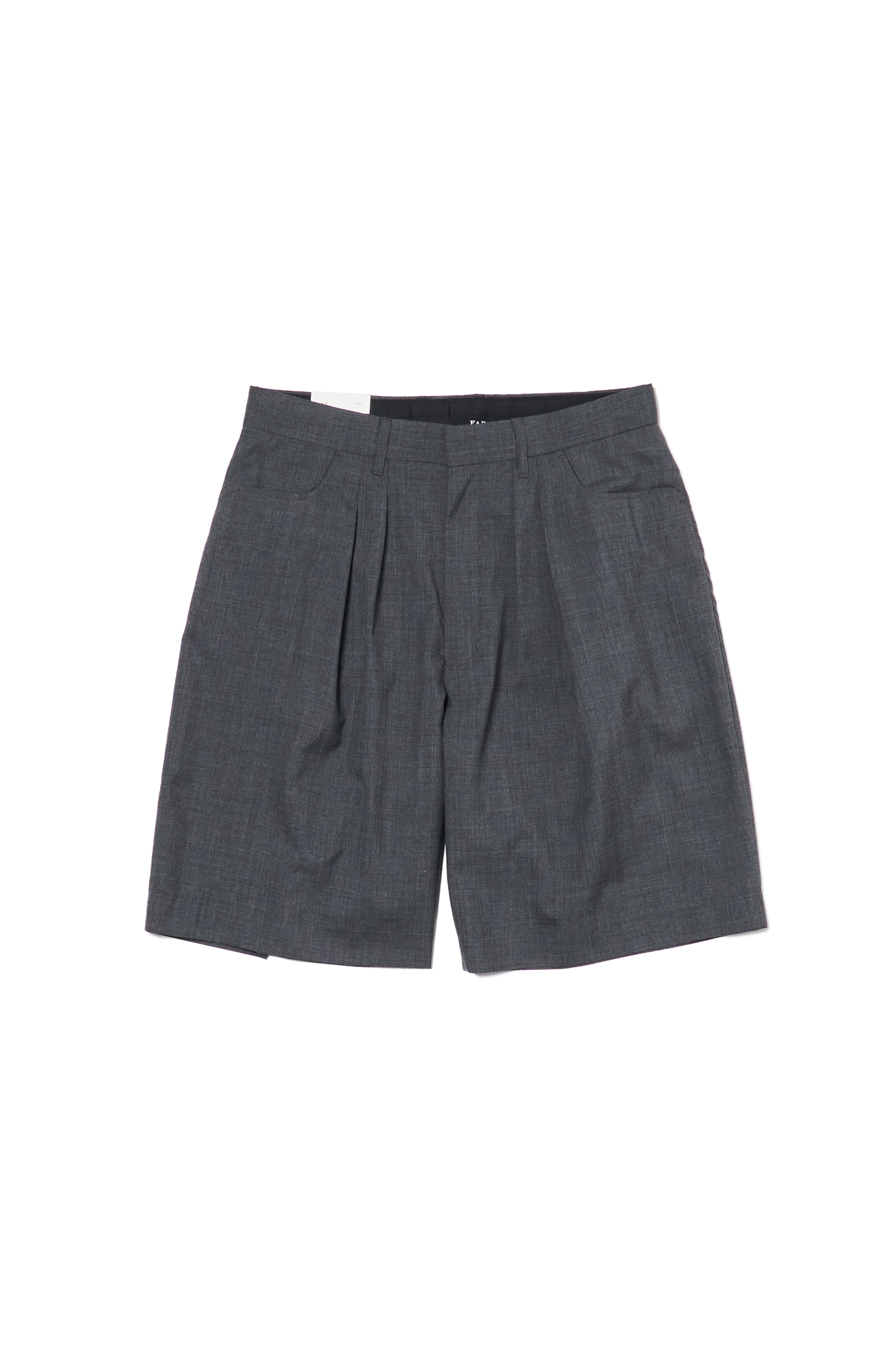 FARAH TWO TUCK WIDE SHORTS (4COL)