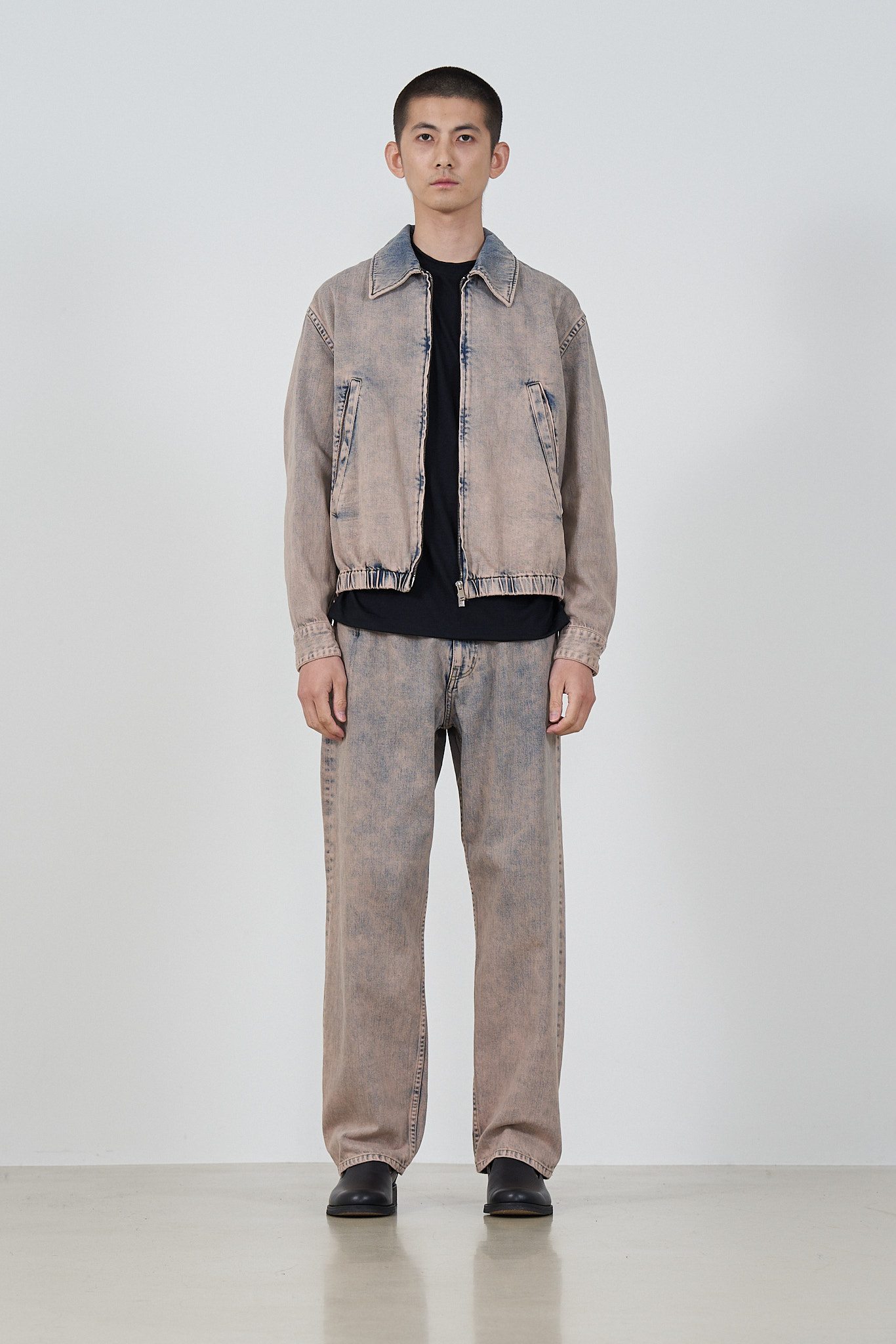 YOKE 23SS Bleach Out Denim Jacket YOKE BLEACHE&OVER DYE DENIM