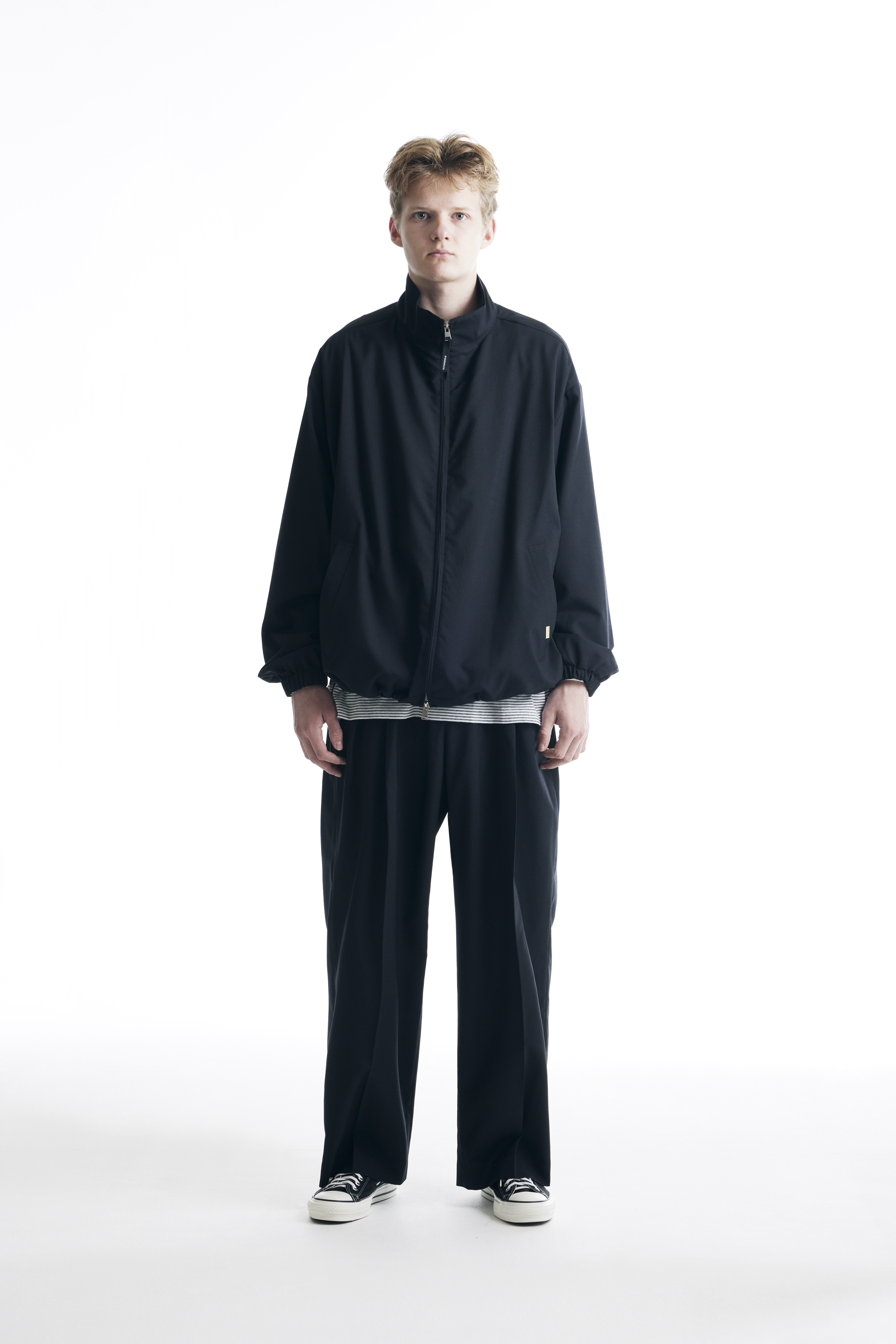 FARAH STAND COLLAR ZIP UP BLOUSON (3COL)