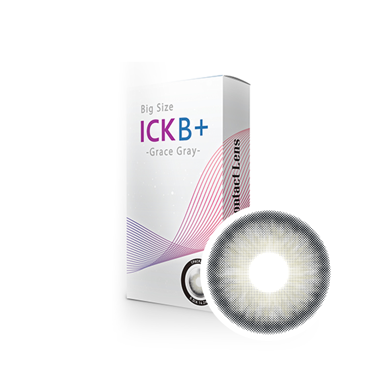 愛喜科彩色月拋B+G(1片) GRACE Gray