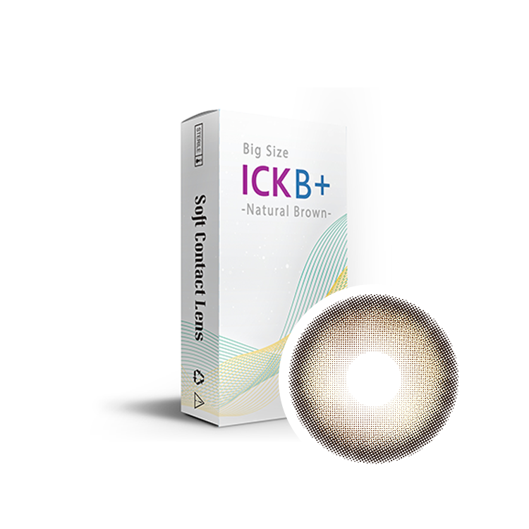 愛喜科彩色月拋B+N(1片) NATURAL BROWN