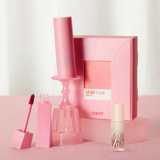 Espoir 霧面唇釉＋胭脂液套裝 #Serenade