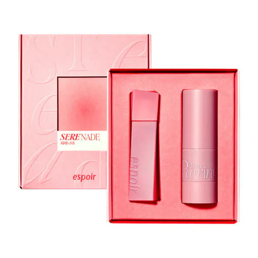 Espoir 霧面唇釉＋胭脂液套裝 #Serenade