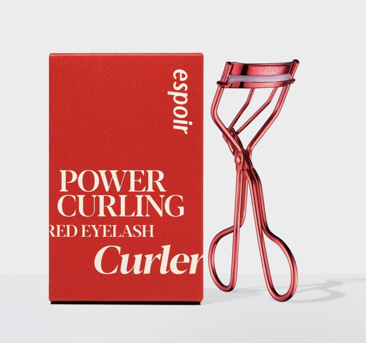 Espoir 自然C型持久捲翹紅色睫毛夾