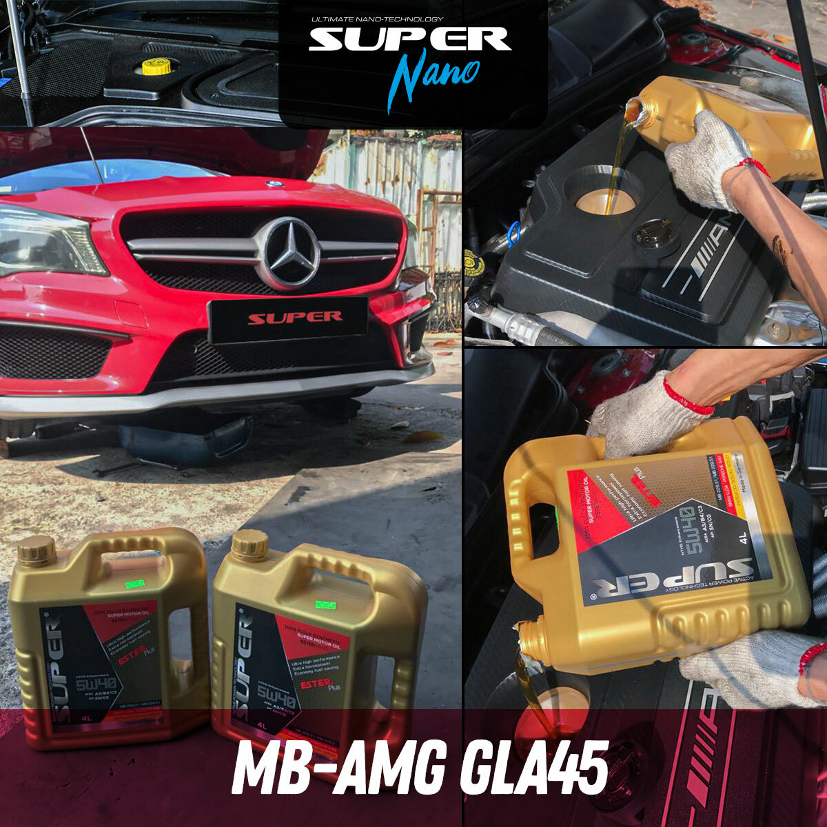 SUPERNANO Engine Service Package for Mercedes-AMG GLA45 (X156)