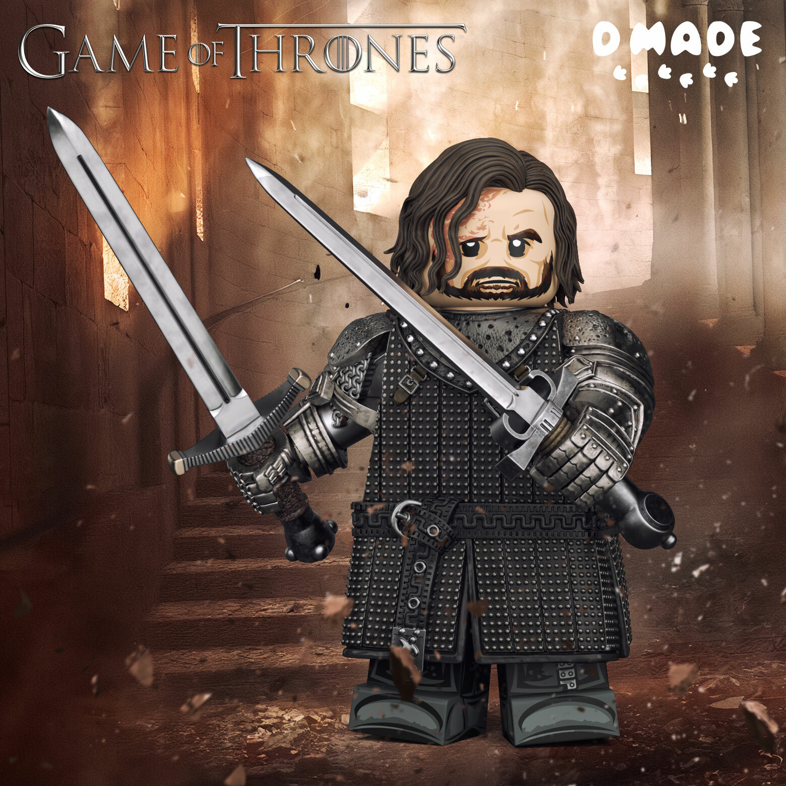 [Dmade][Preorder] Game of Thrones - The Hound [UVprinted]