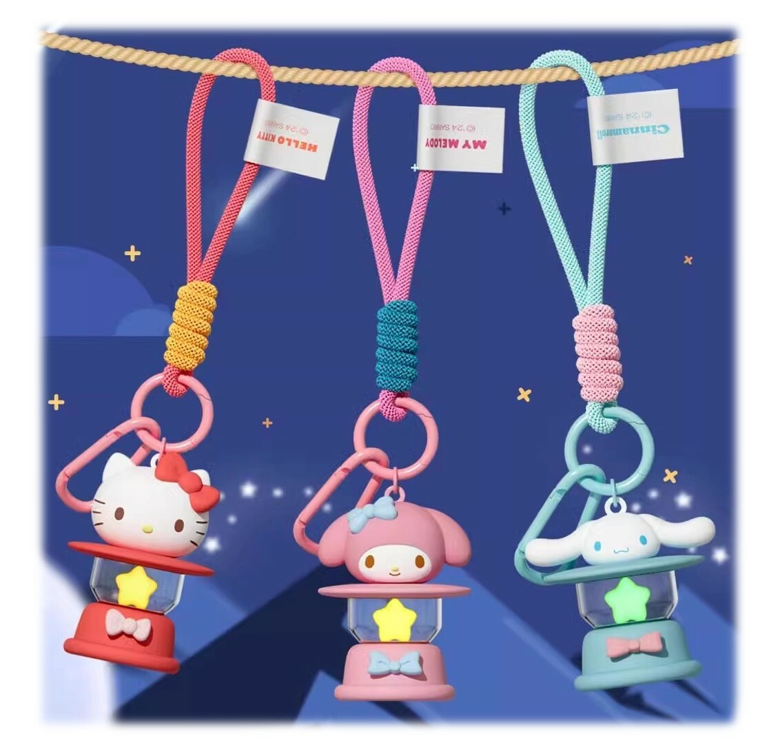 Hello Kitty Sanrio | 發光小夜燈掛件鎖匙扣 | 飾物
