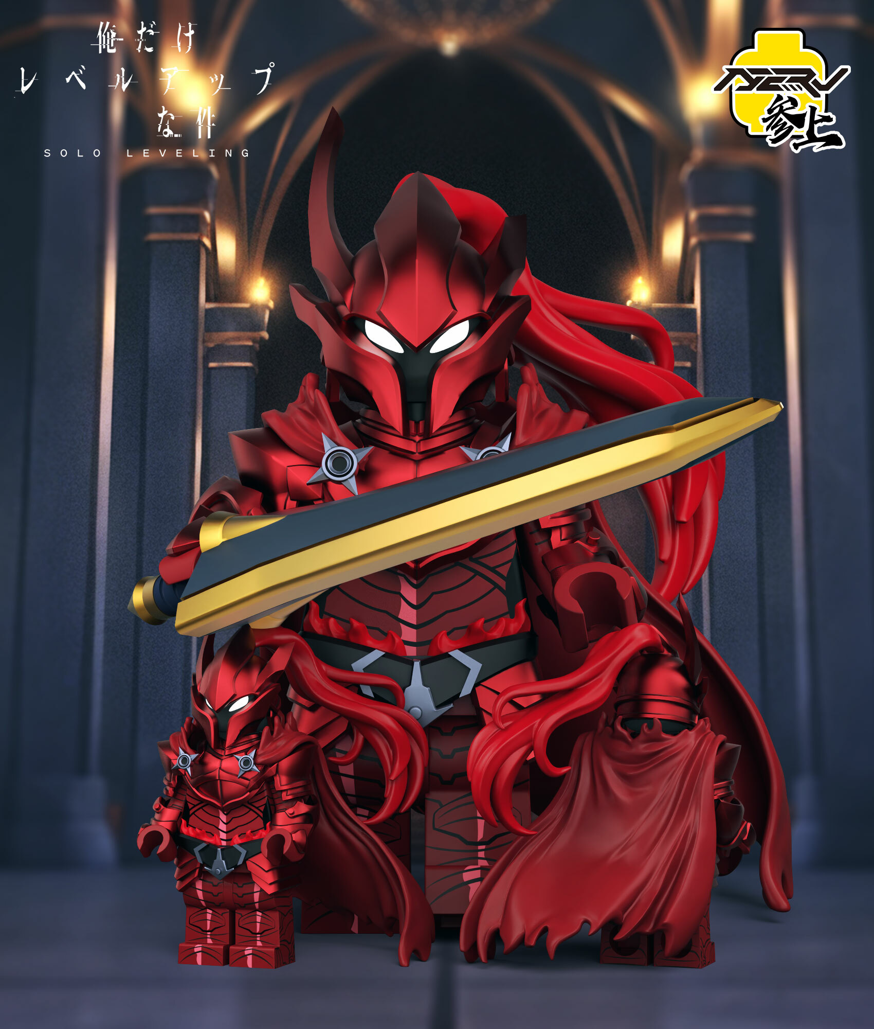 [NERV參上][In Stock] Solo Leveling - Shadow Monarch + Grand Marshal (Animated Ver & Comic Ver) [PADprinted]