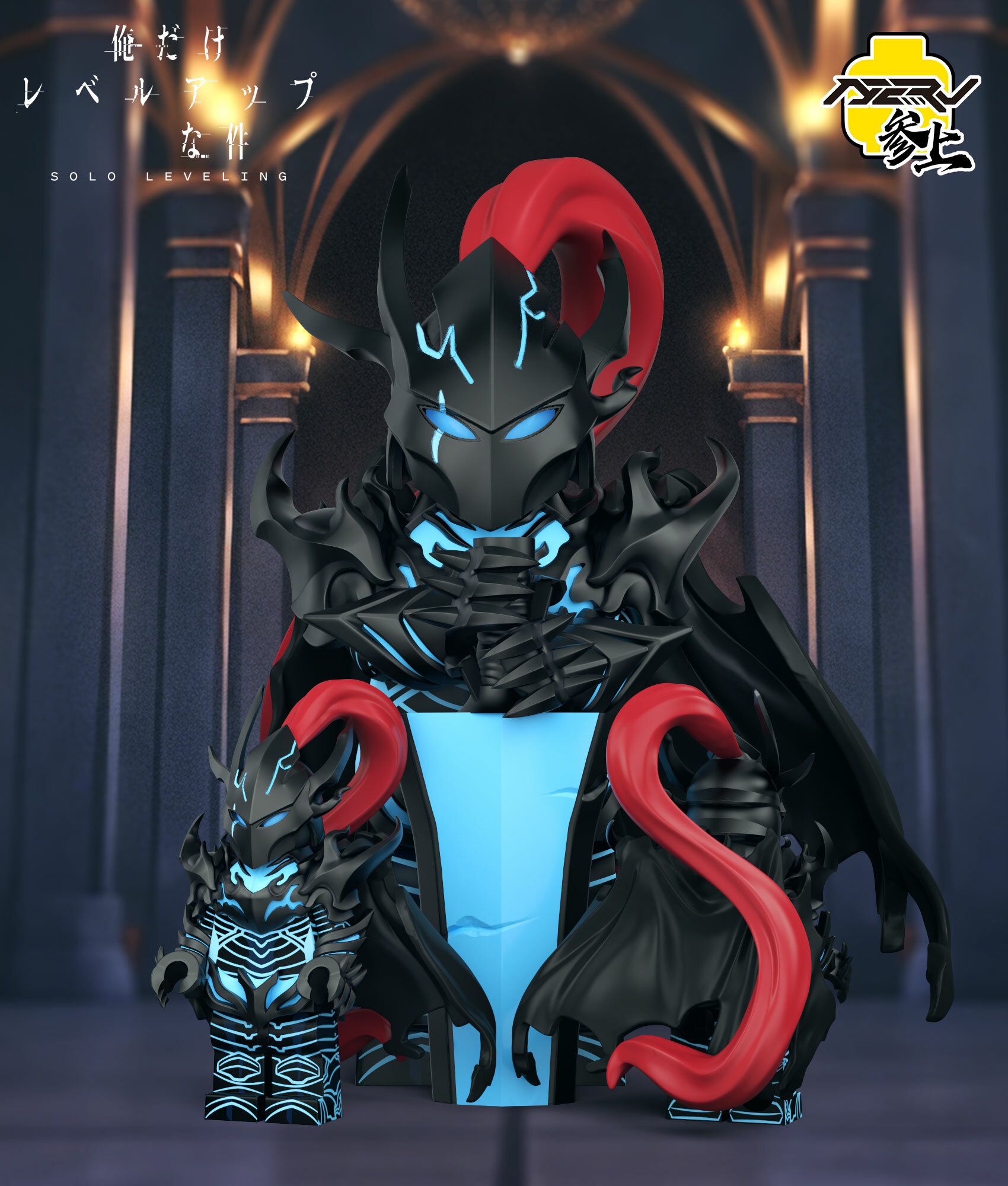 [NERV參上][In Stock] Solo Leveling - Shadow Monarch + Grand Marshal (Animated Ver & Comic Ver) [PADprinted]
