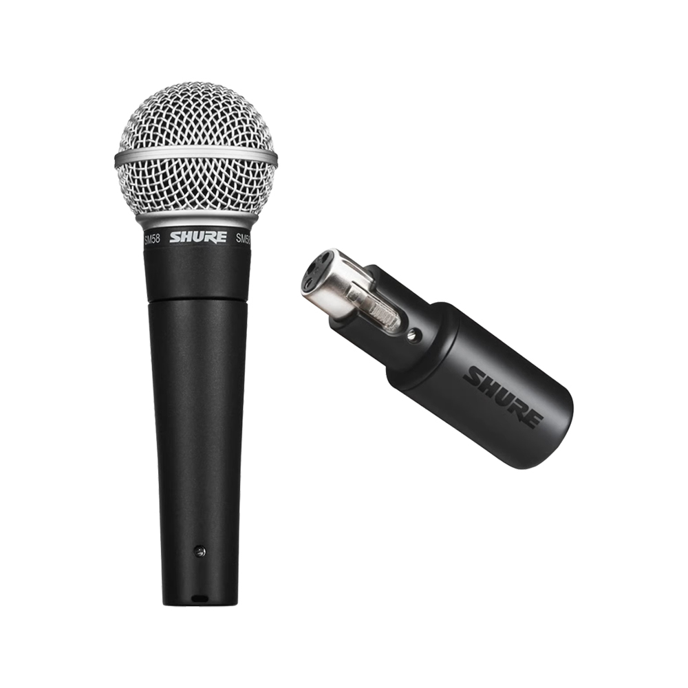 SHURE SM58SE and MVX2U 組合
