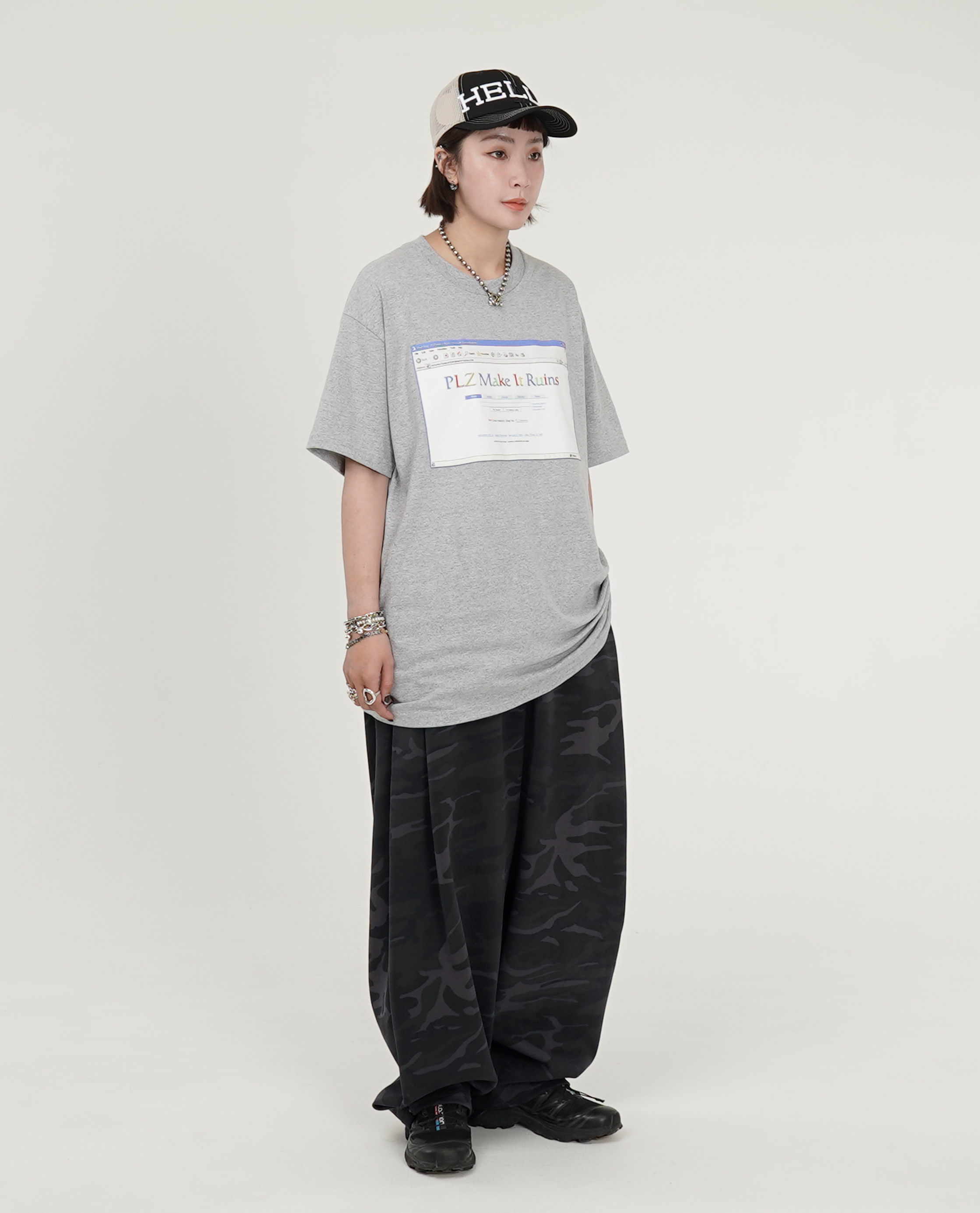 PLZ MAKE IT RUINS PLZ Search T-Shirt - 25SS