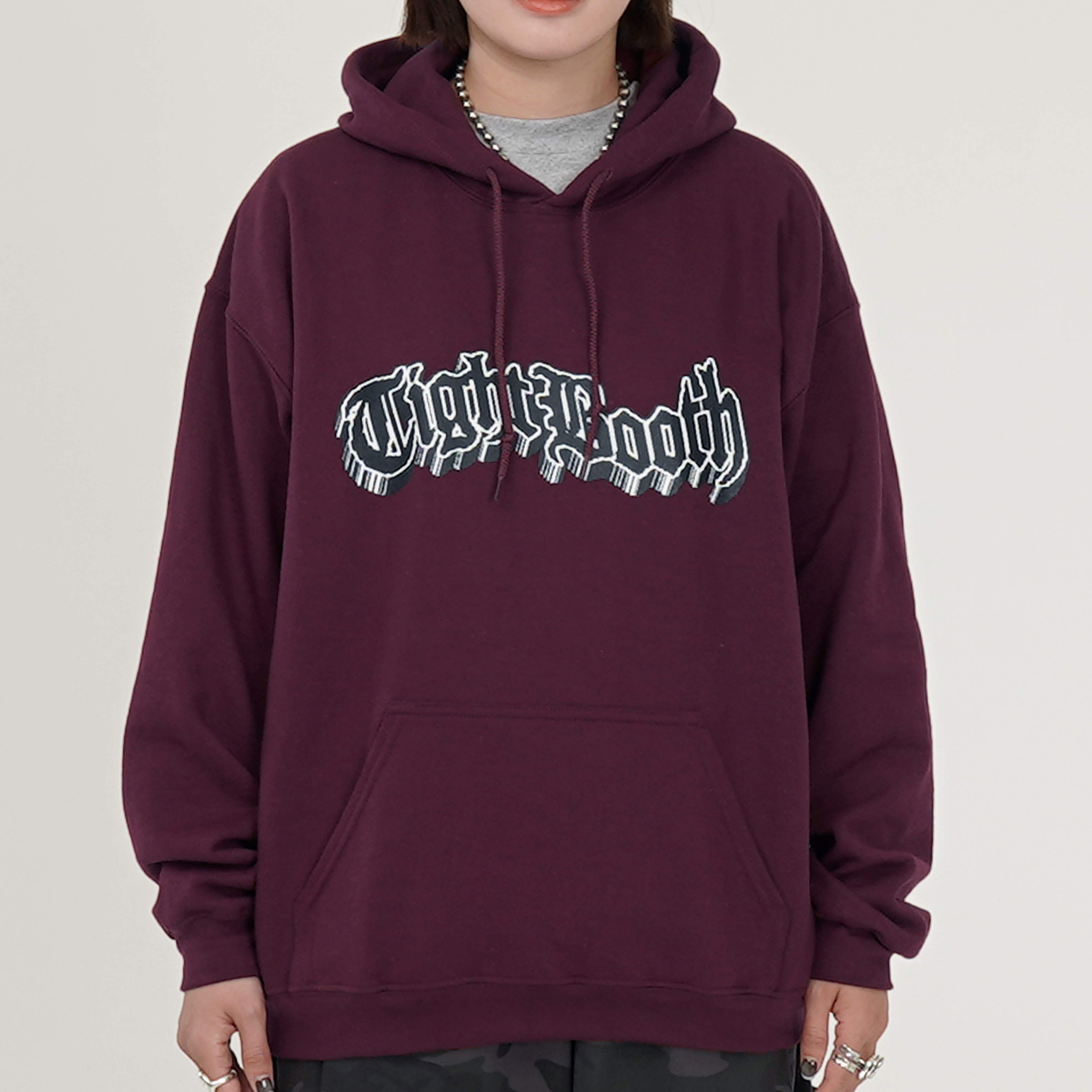 TIGHTBOOTH 3D LOGO HOODED SWEAT SHIRT - 25SS