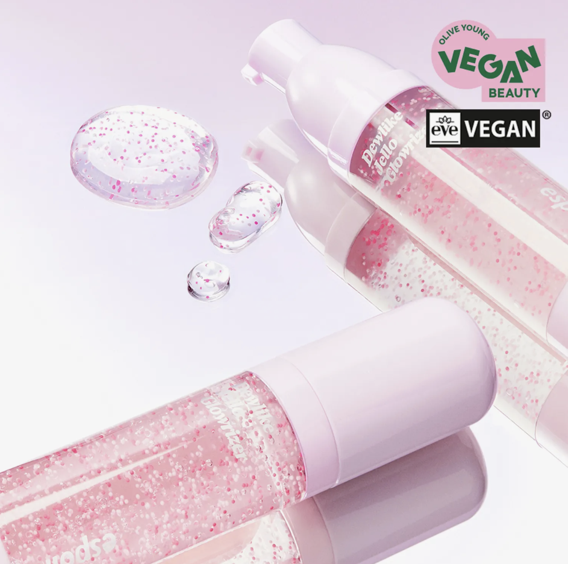 Espoir 玫瑰膠囊維C果凍水亮妝前保濕水啫喱 40ml