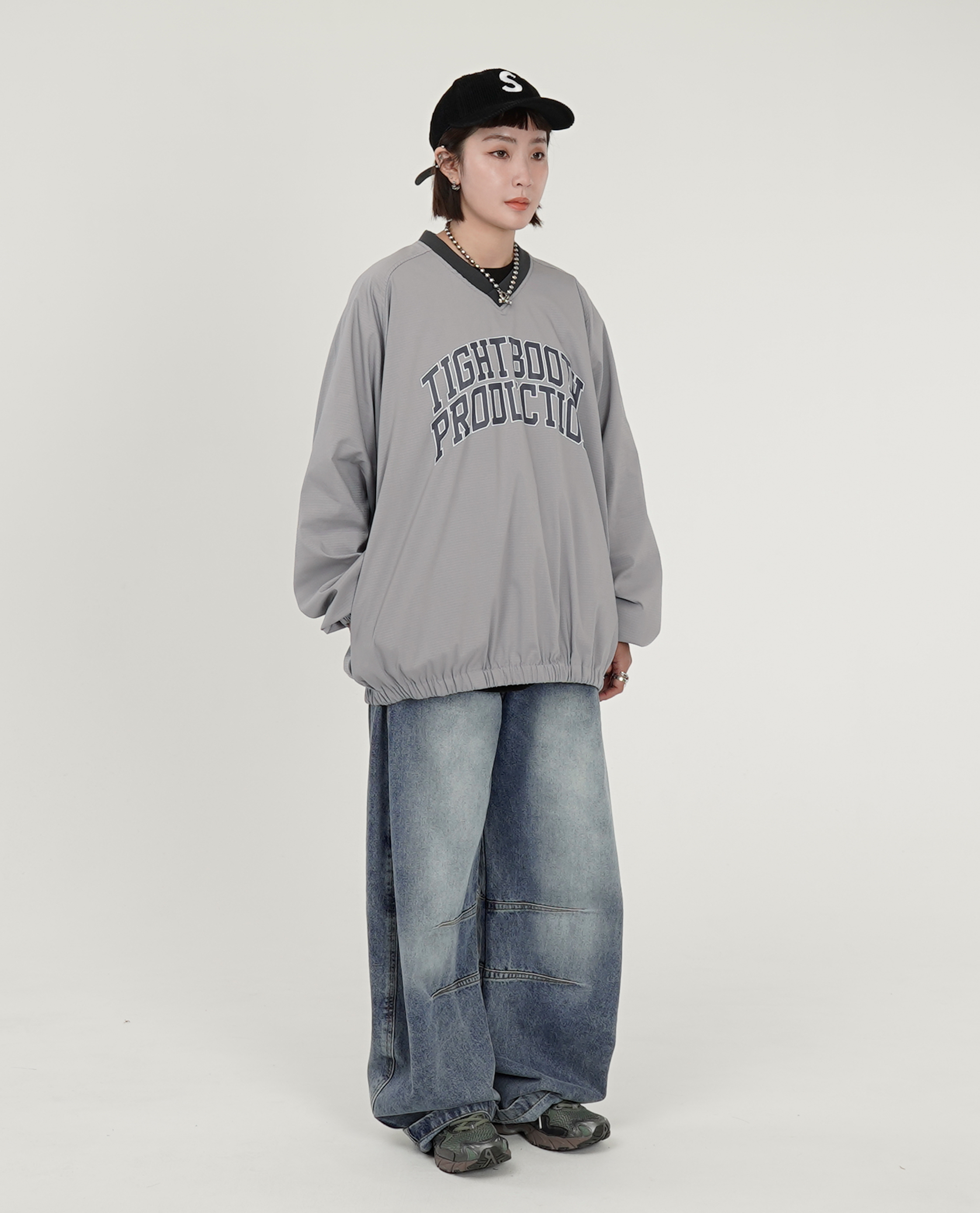 TIGHTBOOTH COLLEGE WIND SHIRT - 25SS