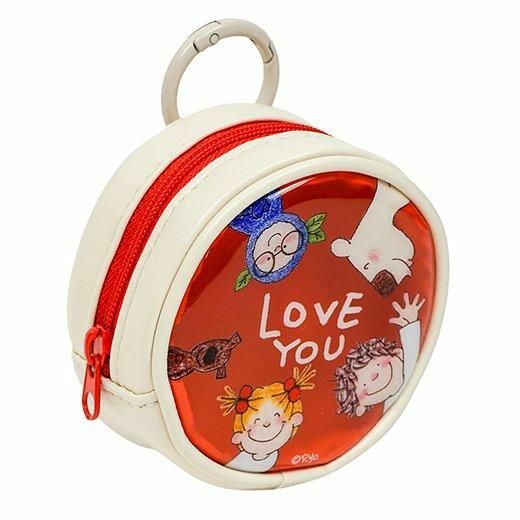 COCO醬_白色 Tidy迷你圓形收納包 附掛勾  ｜COCO and Wondrous Gang 日本 Greeting Life