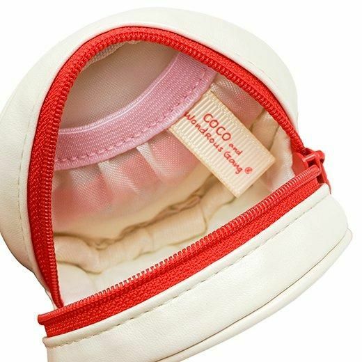 COCO醬_白色 Tidy迷你圓形收納包 附掛勾  ｜COCO and Wondrous Gang 日本 Greeting Life