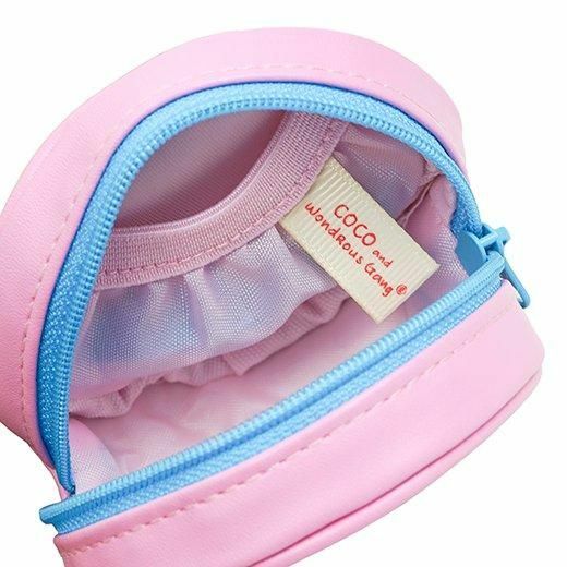 COCO醬_粉色 Tidy迷你圓形收納包 附掛勾  ｜COCO and Wondrous Gang 日本 Greeting Life