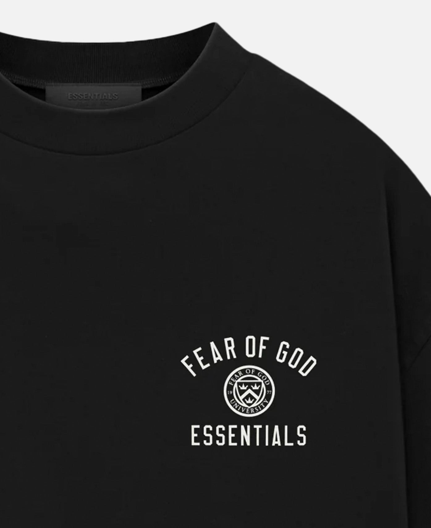 FOG Essentials JERSEY CREWNECK T-SHIRT (BLACK)