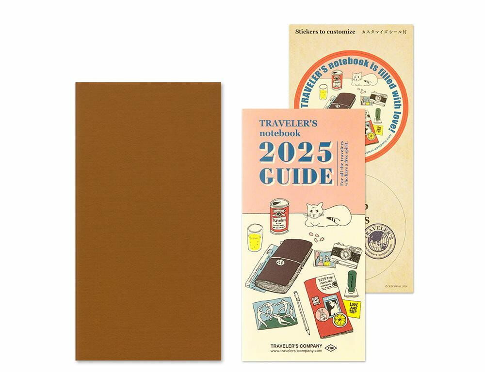 TN 2025下半年 直式週計畫手帳 標準尺寸｜日本 TRAVELER'S NOTEBOOK 旅人筆記本