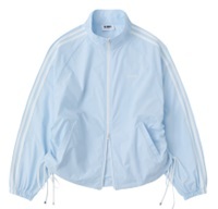 [K] NERDY PNES25JK0314 W'S RIBBON WINDBREAKER,SKY BLUE, PNES25JK0314 (KN18)