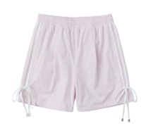 [K] NERDY PNES25HP0315 W'S RIBBON WOVEN SHORTS,BABY PINK, PNES25HP0315 (KN19)