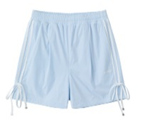 [K] NERDY PNES25HP0314 W'S RIBBON WOVEN SHORTS,SKY BLUE, PNES25HP0314 (KN21)