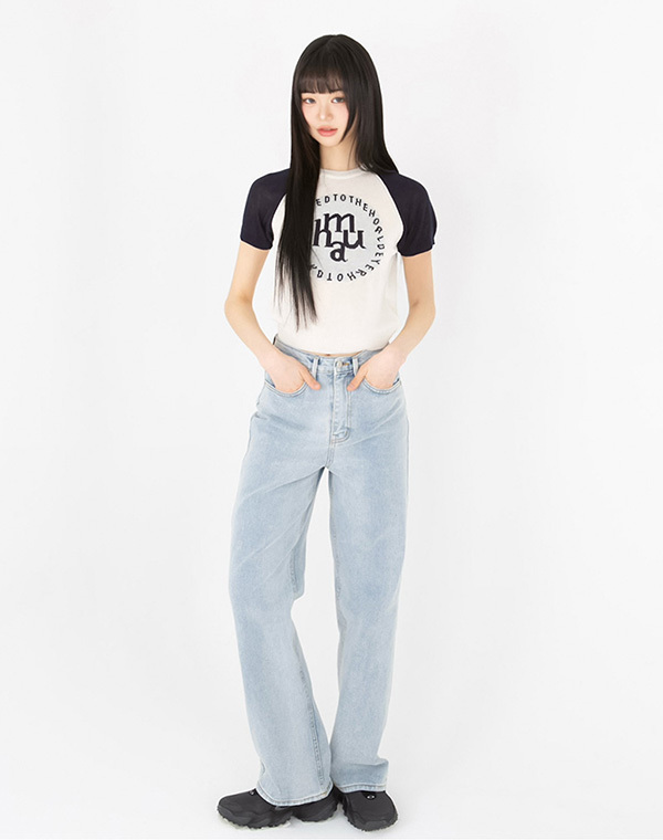 預訂｜MUAHMUAH JACQUARD LOGO RAGLAN HALF KNIT