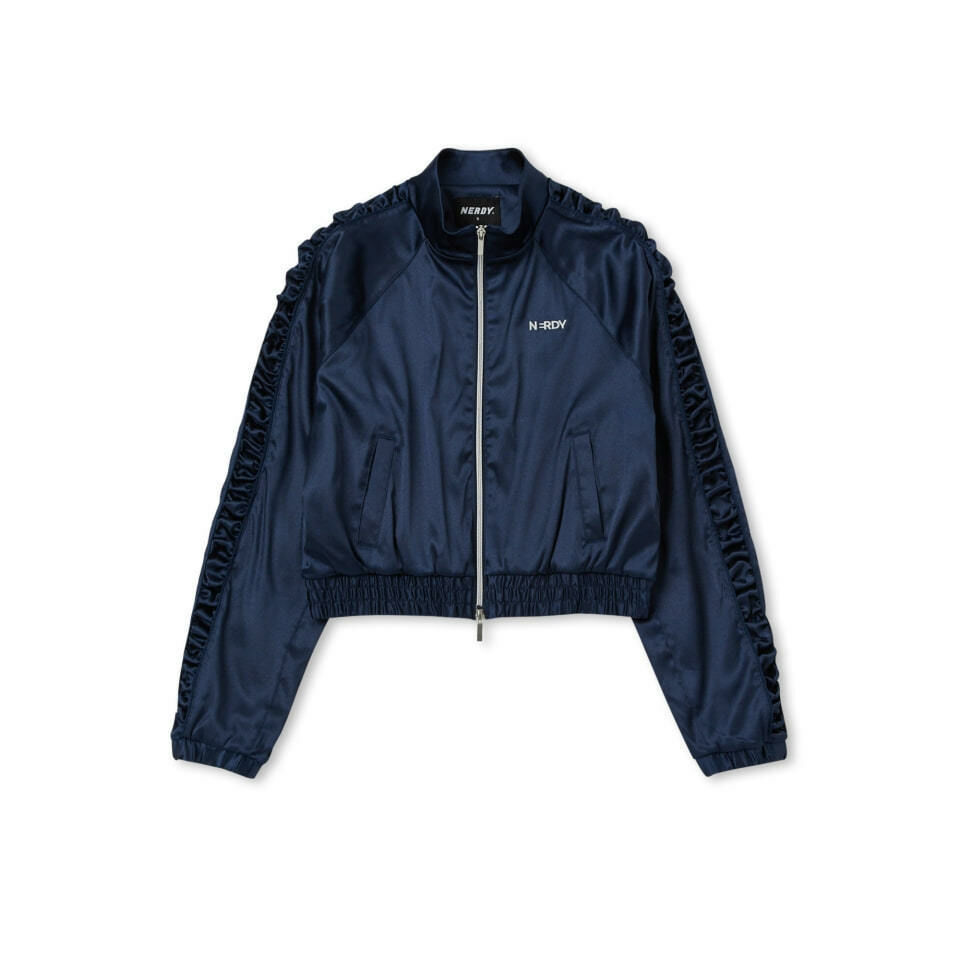 [K] NERDY PNES24TR1016 W'S SATIN TRACK TOP,NAVY, PNES24TR1016 (KN89)