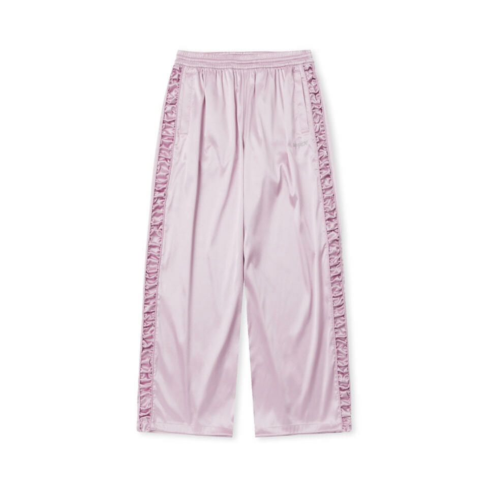 [K] NERDY PNES24TP1009 W'S SATIN TRACK PANTS,PINK, PNES24TP1009 (KN87)