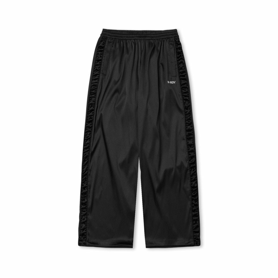 [K] NERDY PNES24TP1001 W'S SATIN TRACK PANTS,BLACK, PNES24TP1001 (KN85)