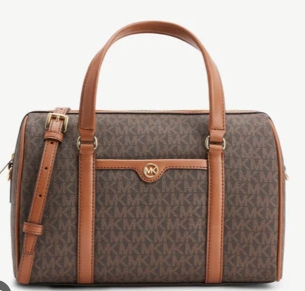 [S] MICHAEL KORS 35S4GTFS6B TRAVEL MD DUFFLE SATCHEL,BRWON, 196237626448 (SMK963)