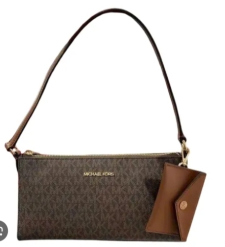 [S] MICHAEL KORS 35F4G2VC6B VINCENT MD POUCHETT W/ ATTCH,BROWN, 197853080218 (SMK1144)